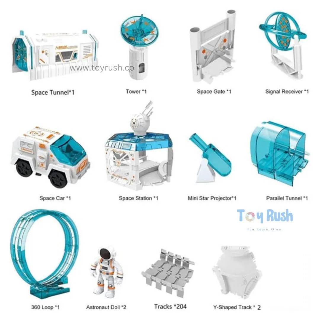 Space Exploration Track Set 204 Pcs - Toy Rush