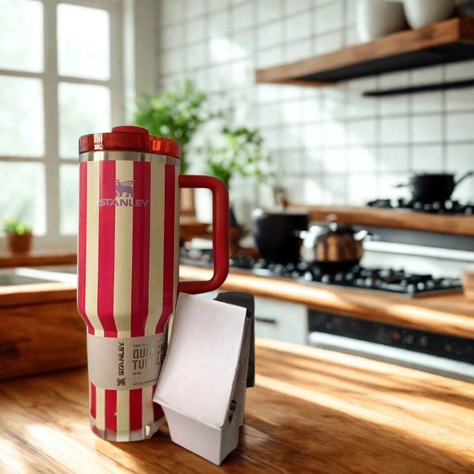 Stanley Cabana Gloss Oasis Collection Quencher H2.0 Flowstate™ Tumbler | 40 OZ - Toy Rush