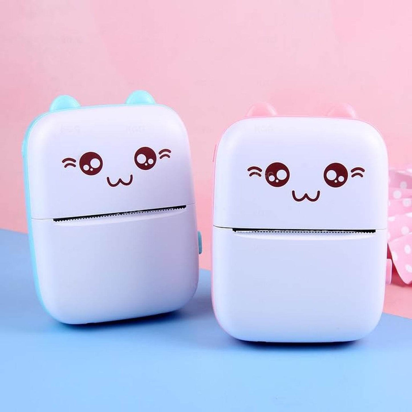 Mini Thermal Printer | Inkless Sticker Printer | Wireless Mini Pocket Printer for Labels, Stickers, Photos, Bookmarks, Cards - Toy Rush