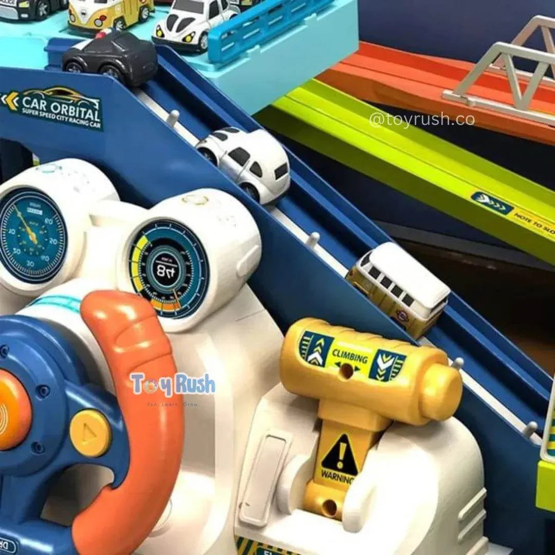 Ultimate City Adventurous Toy: Car Parking Garage & Urban Rail Transit Toy - Toy Rush