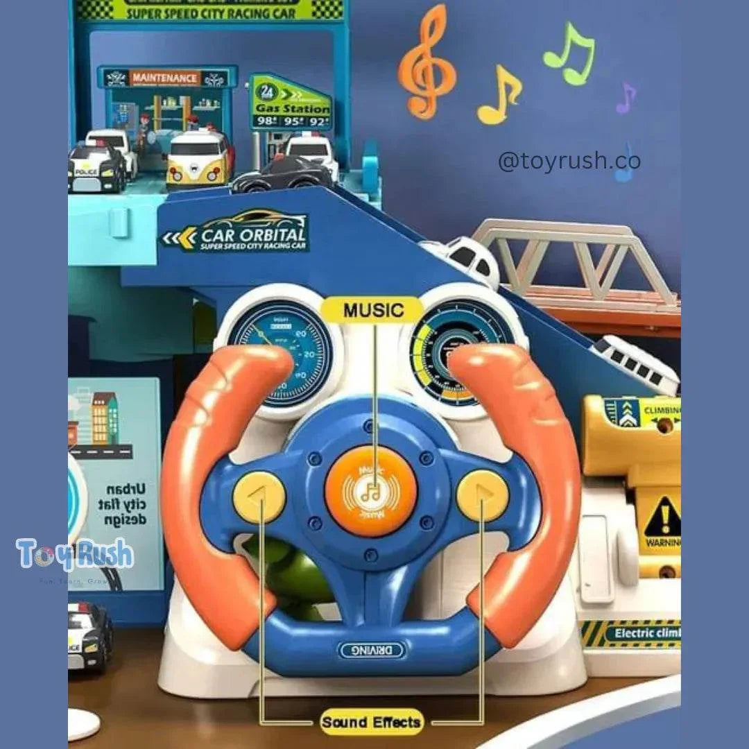 Ultimate City Adventurous Toy: Car Parking Garage & Urban Rail Transit Toy - Toy Rush
