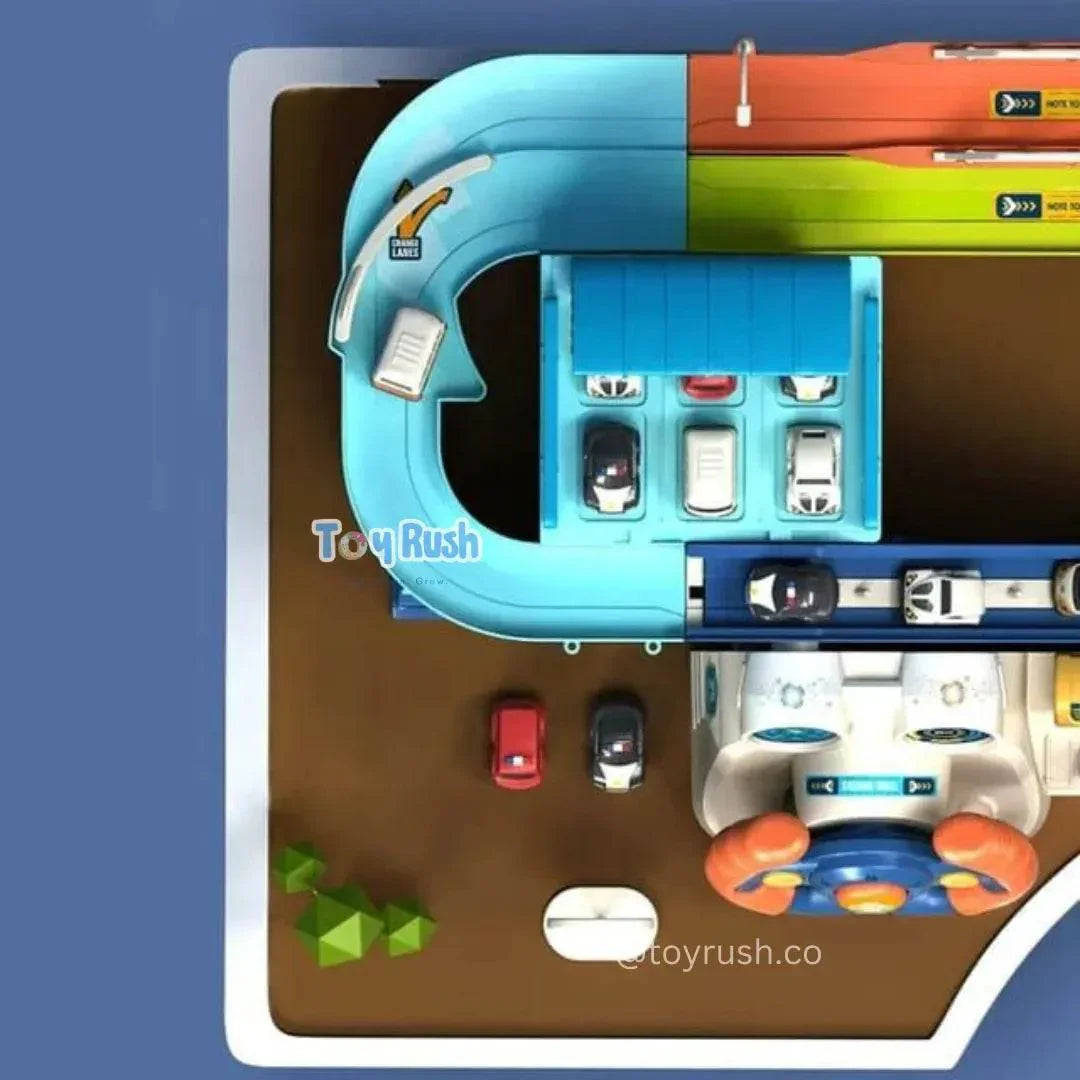 Ultimate City Adventurous Toy: Car Parking Garage & Urban Rail Transit Toy - Toy Rush