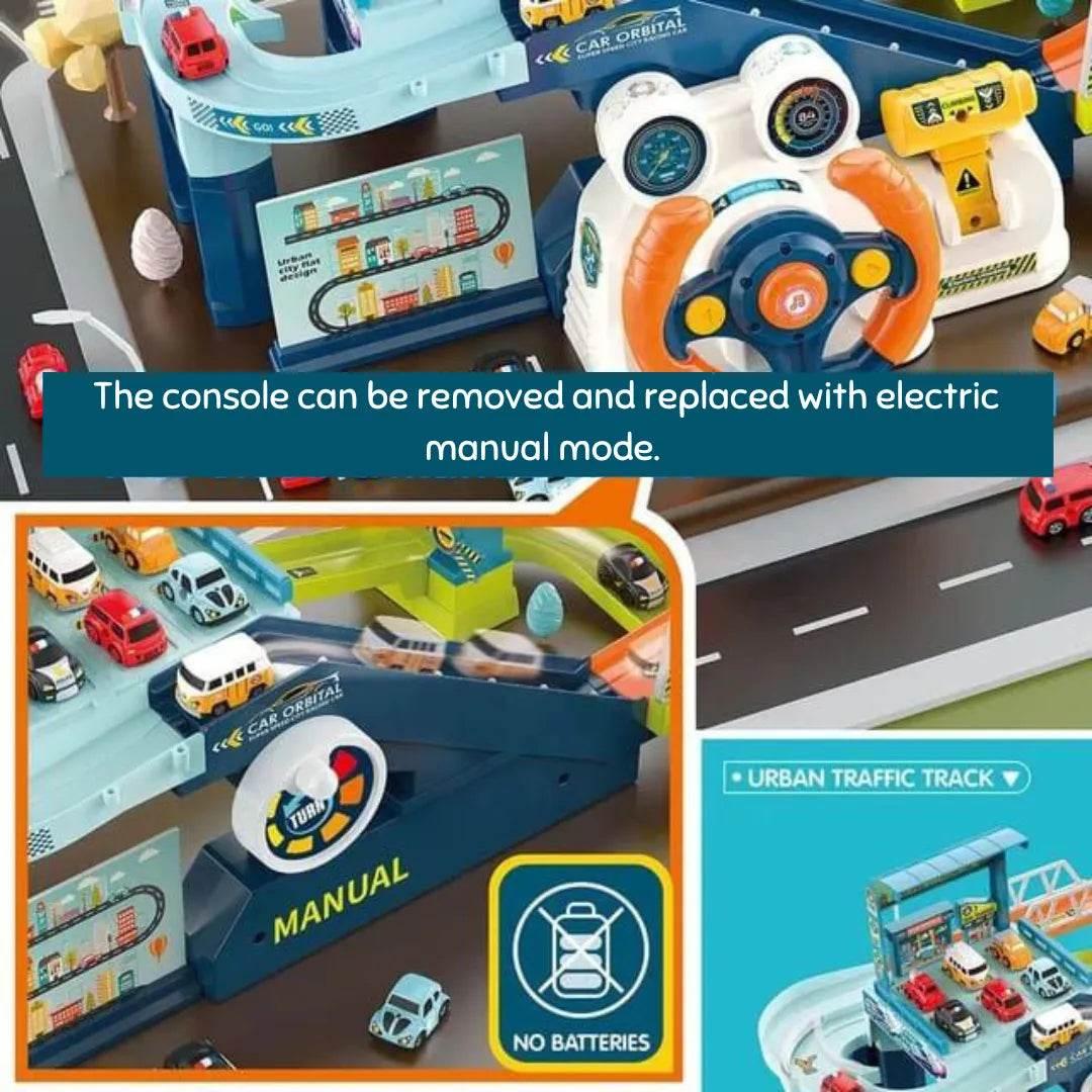 Ultimate City Adventurous Toy: Car Parking Garage & Urban Rail Transit Toy - Toy Rush