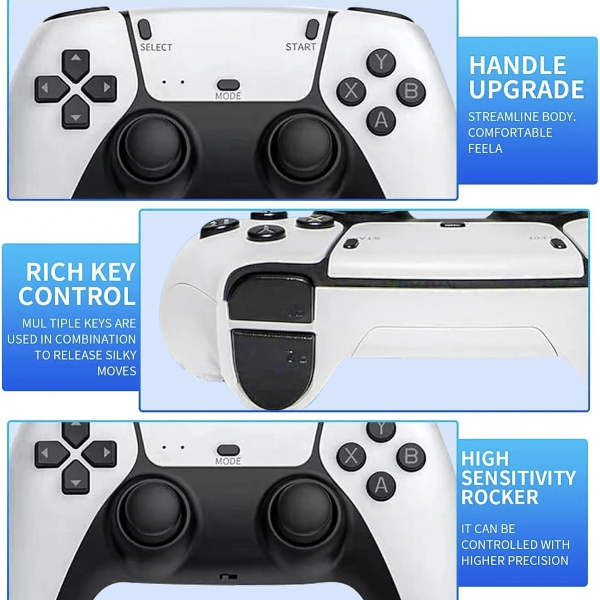 Exclusive Wireless Video Game for Tv 2 Player Gaming | Classic Retro Games | 2.4G Wireless Controllers