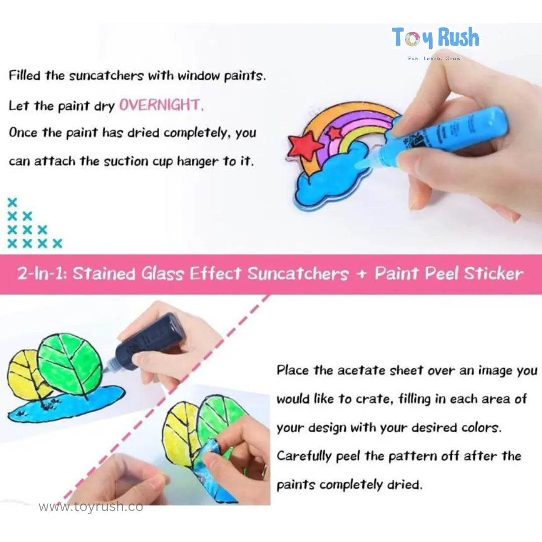 Window DIY Glitter Art Kit - Toy Rush