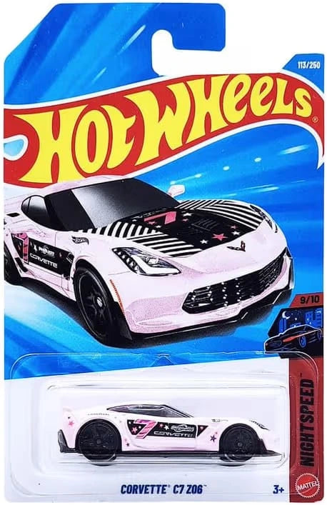 Hot Wheels Corvette C7 Z06 Die-Cast Car – 1:64 Scale Collectible
