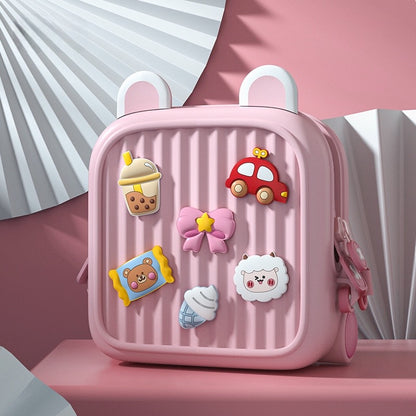 Kawaii Mini Waterproof Shoulder Backpack | Cute Travel & Picnic Bag PINK