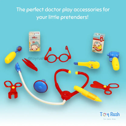 2 in 1 Doctor Set Pretend Play Toy With Suitcase