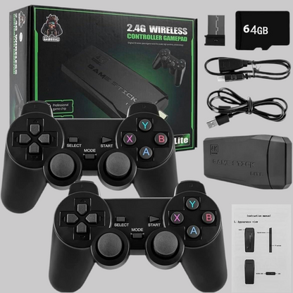 Wireless Video Game for Tv Gaming Built-in Classic Retro Games | 2.4G Wireless Controllers