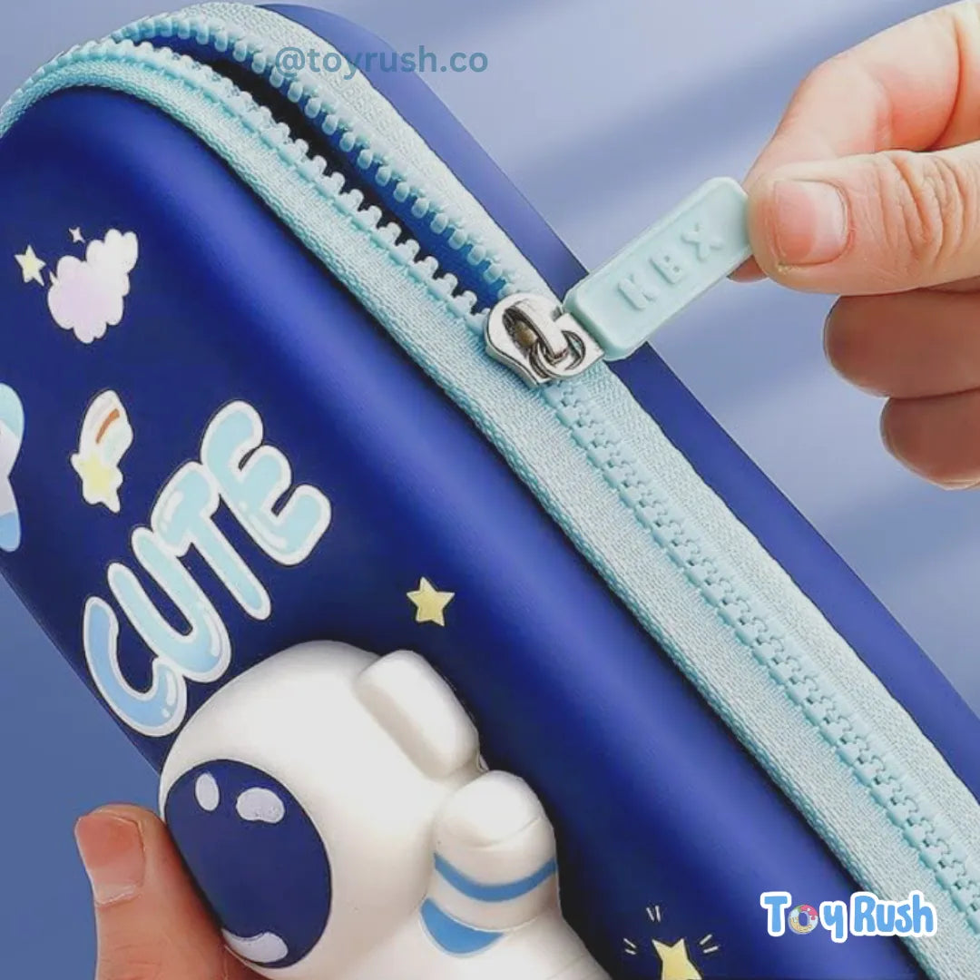 3D Astronaut School Pencil Case for Kids