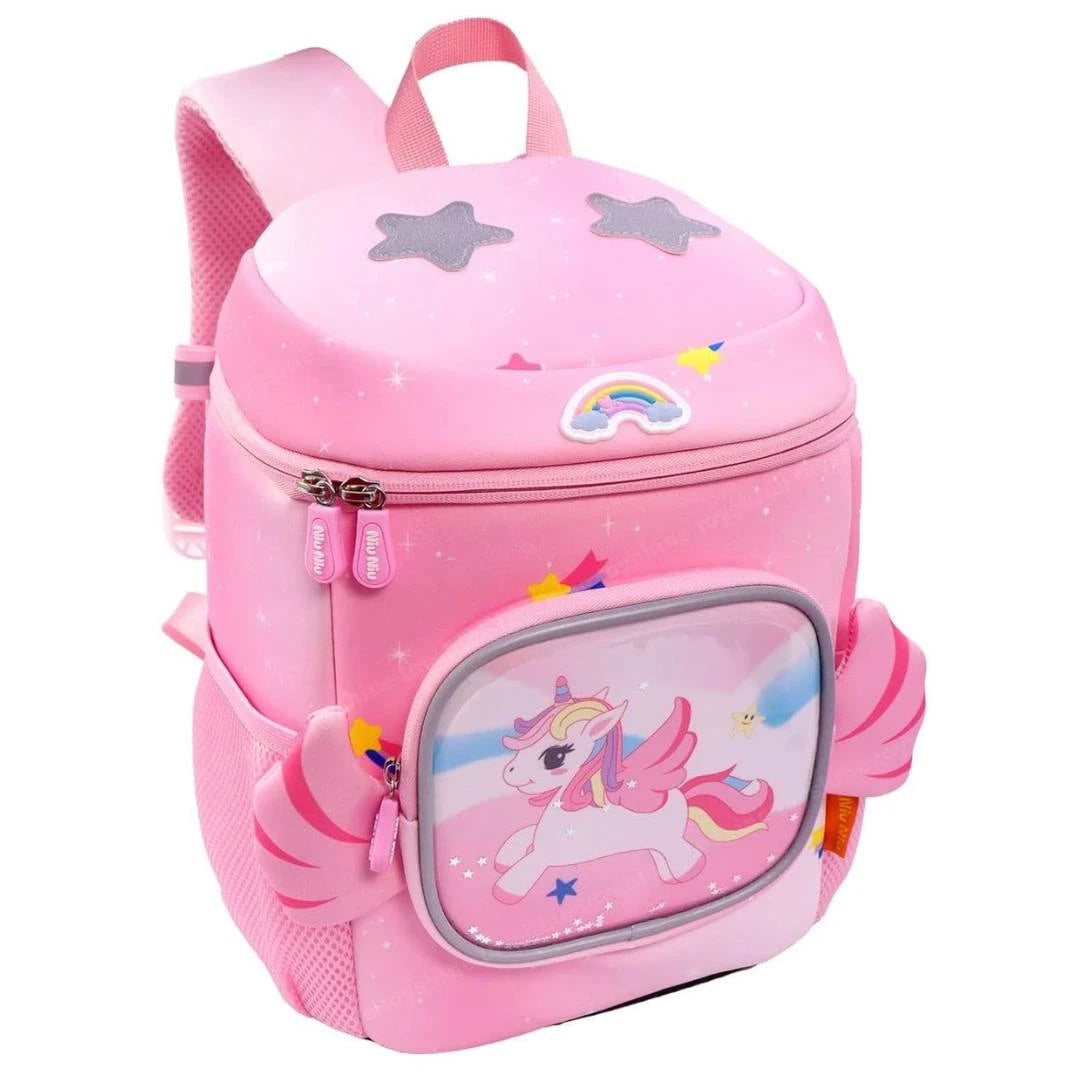 3D Unicorn Glitter Large Capacity School Backpack