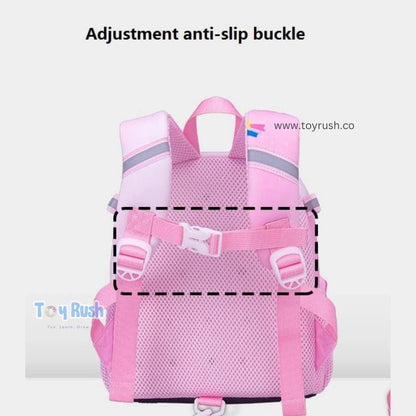 3D Unicorn Glitter Large Capacity School Backpack