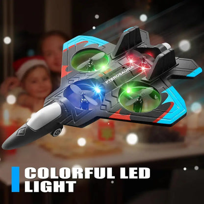 4D RC Foam Fighter Plane – Unbreakable Remote Control Aircraft with 360° Flips & Easy Landing