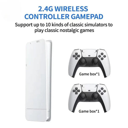 M15 Wireless Video Games, Retro Gaming Console with Game Stick HD Game Stick, 2 Player with 10 Emulators 24000+ Games