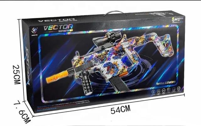 Vector Gel Blaster Gun | Velocity Airsoft Automatic Gun With Water Blasters