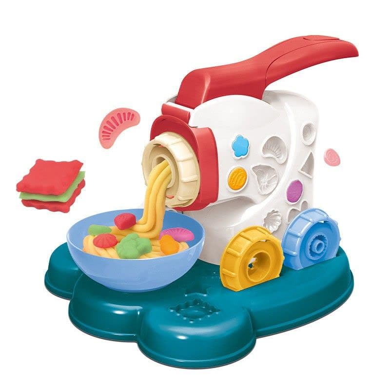 DIY Pretend Play Clay Dough Set, Noodle & Pasta Machine (23 Pcs)