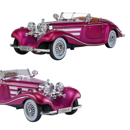 1:24 Scale Mercedes-Benz 500K Diecast Model Car – Collector’s Luxury Edition with Functional Features & Working Lights | Pull Back