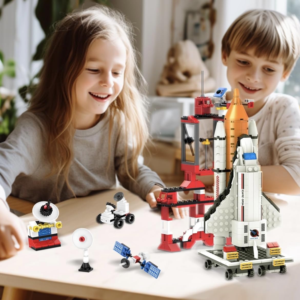 Spaceship Rocket Building Blocks Set, Educational Stem Building (404PCS)