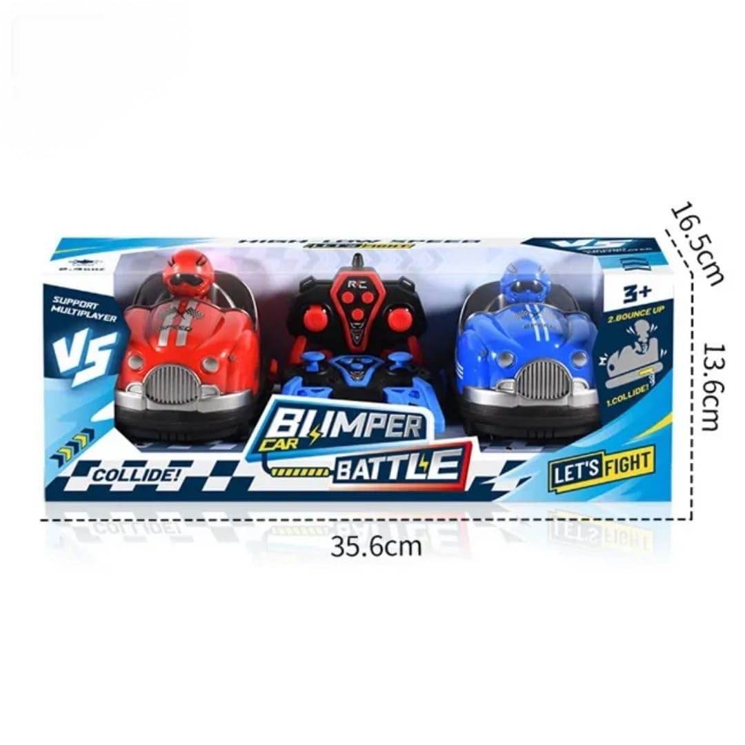 Bumper Cars with Crash & Eject Mode | Remote Control Battle Cars with Turbo Fan | 2 Player Fun - Toy Rush