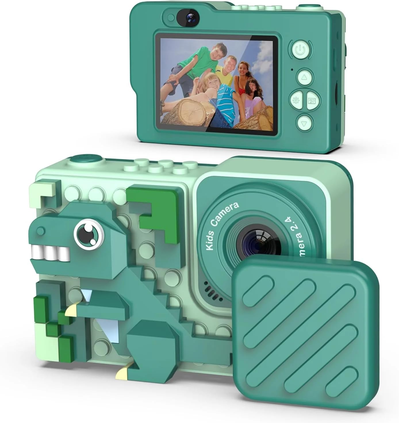 Kids Lego Theme Camera for Girls & Boys 48MP HD Digital Video Camera, Birthday Gifts for 4-10 Years Old Children