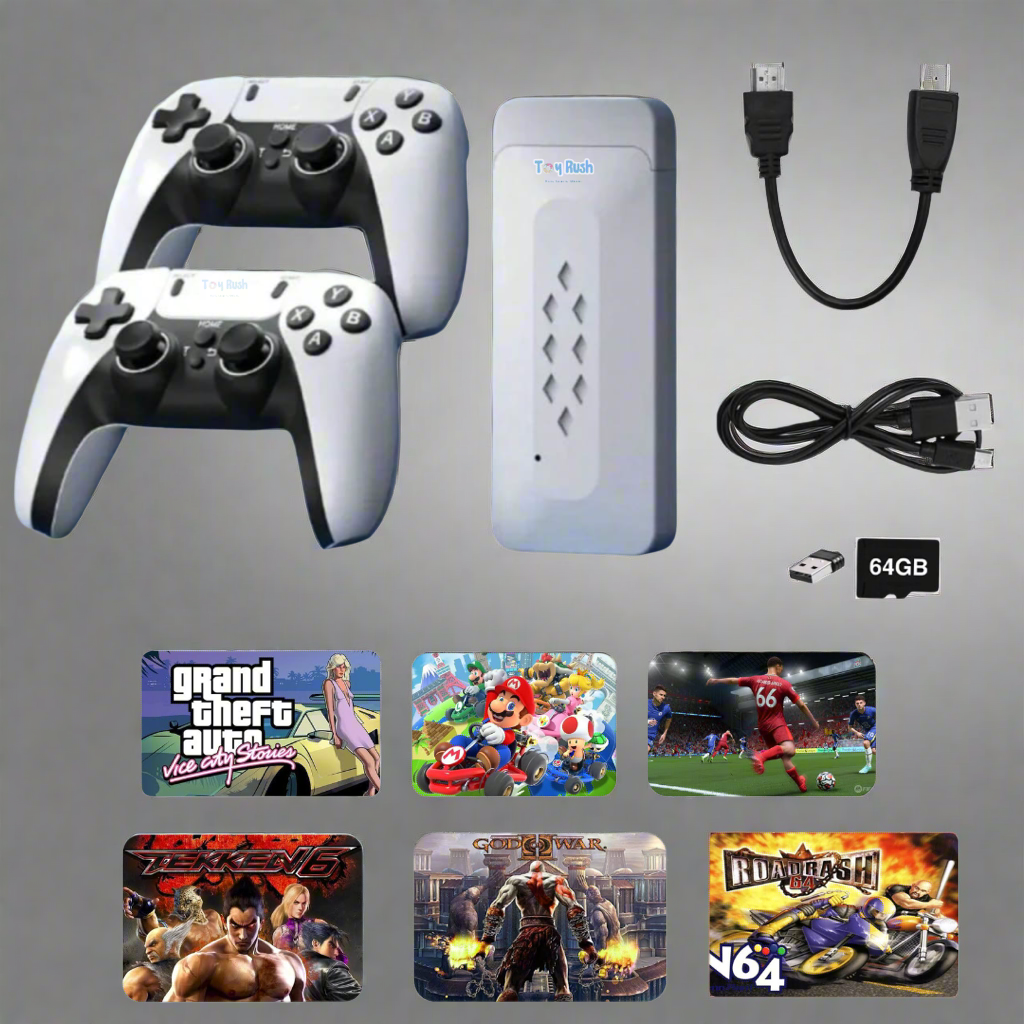 Video Game Console For Tv Gaming, 52+ Emulators