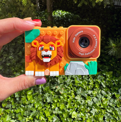 Kids Lego Theme Camera for Girls & Boys 48MP HD Digital Video Camera, Birthday Gifts for 4-10 Years Old Children