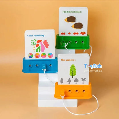 Kids Logic Key Educational Game – Brain Teaser Matching Toy
