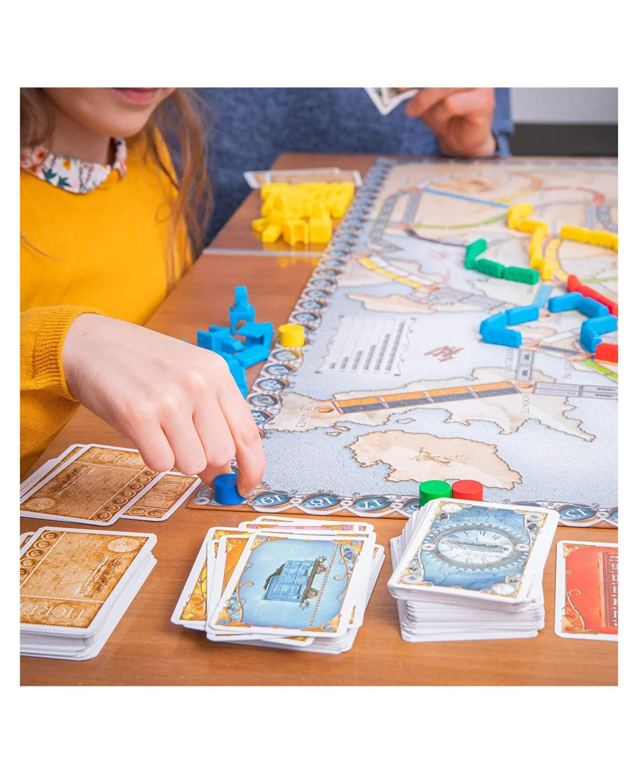 Ticket to Ride Europe Board Game | Strategy Adventure | Family & Party Game for 2-5 Players, Ages 8+