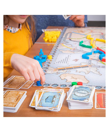 Ticket to Ride Europe Board Game | Strategy Adventure | Family & Party Game for 2-5 Players, Ages 8+