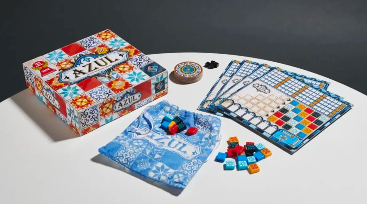 Azul Board Game | Award-Winning Tile Placement Strategy Game for Families & Friends