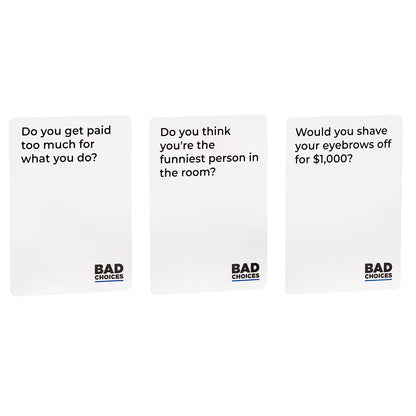 Bad Choices – The Hilarious “Have You Ever?” Party Game for Adults