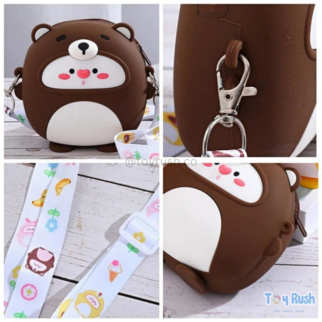 Bear Sling Bag Set | Fashion Accessories For Kids