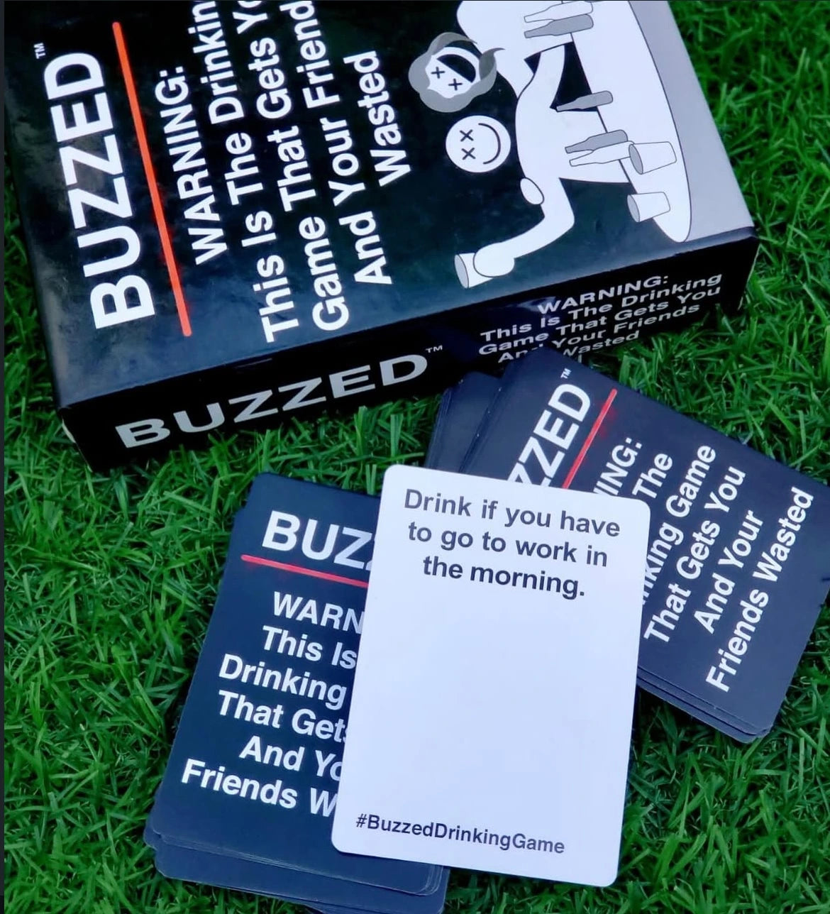 Buzzed Drinking Game – Hilarious Adult Party Card Game for Fun Nights