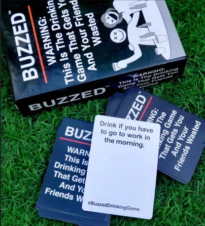 Buzzed Drinking Game – Hilarious Adult Party Card Game for Fun Nights