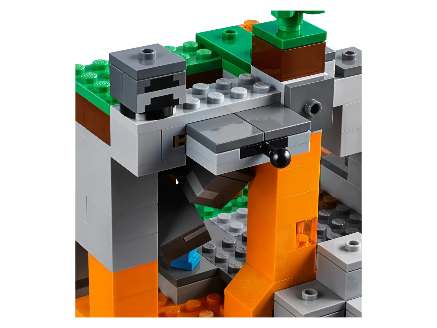 Minecraft Lego Style Bricks | The Zombie Cave 241 pcs