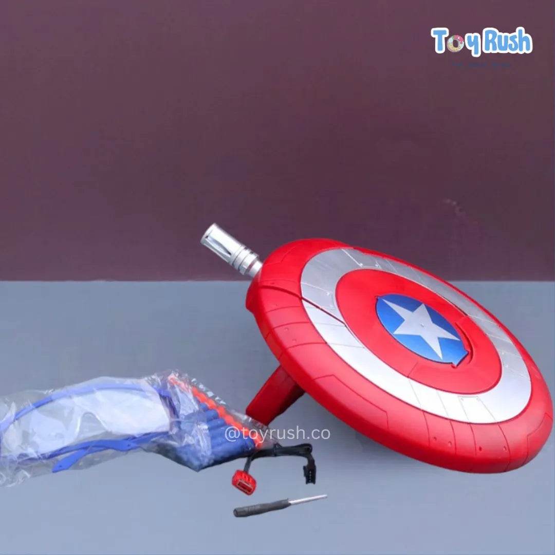 Captain America Dual Emission Shield Launcher - Toy Rush