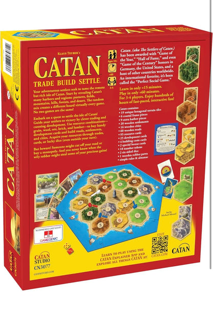 Catan Board Game | Trade, Build & Settle Strategy Game for Family & Friends