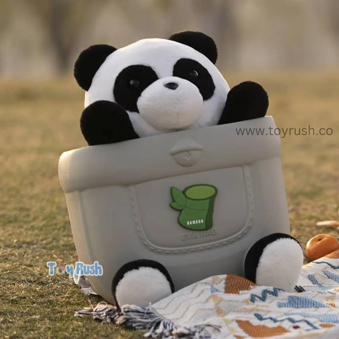 Cute Animal Theme Kawaii Soft Plush Backpack for Kids Panda