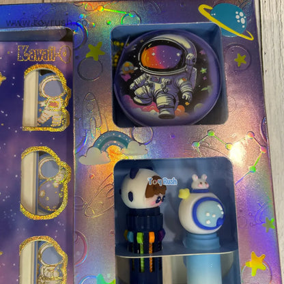 Cute Unicorn / Space Diary Set For Kids