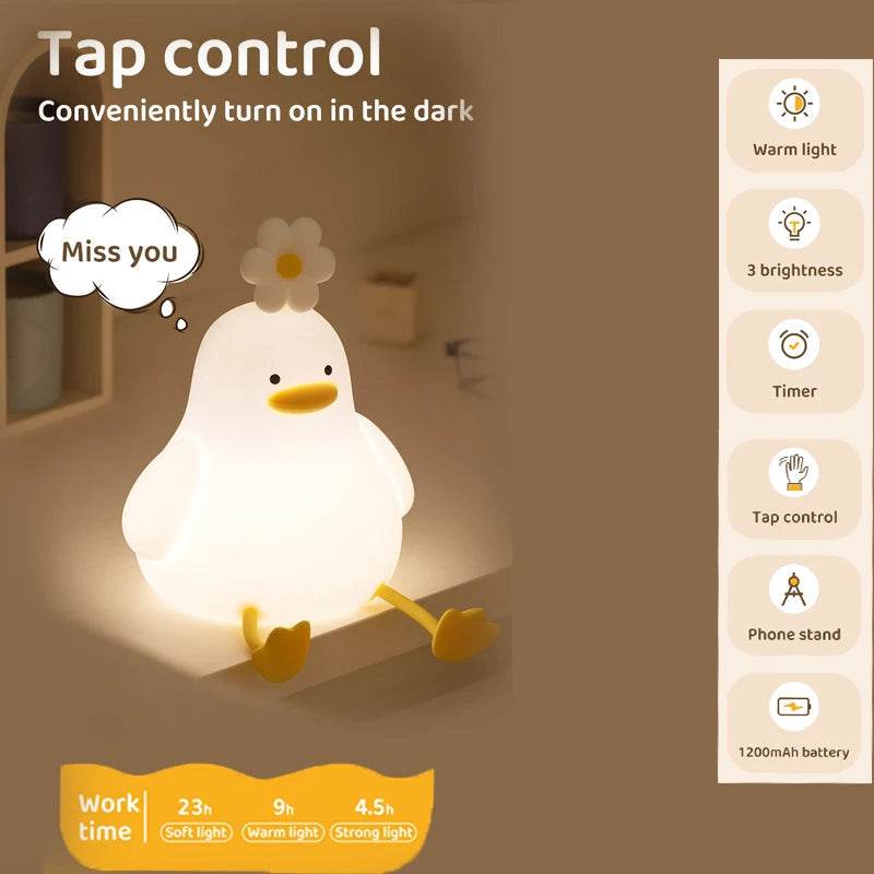 Cute Silicone Night Lamps - Toy Rush