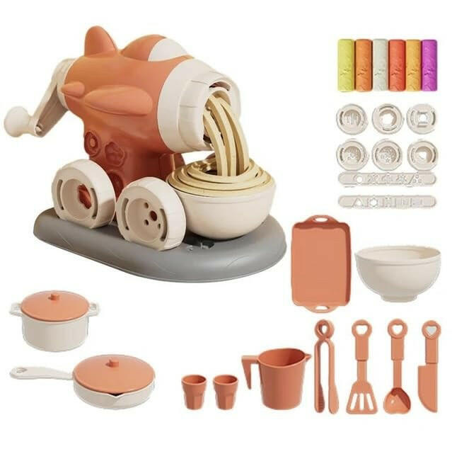 Dining Car Colored Clay Machine | Kitchen Pretend Play Set Default Title