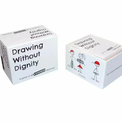 Drawing Without Dignity Party Game – Hilarious Adult Drawing Game, Pictionary Alternative for Game Night, 4+ Players, Ages 17+