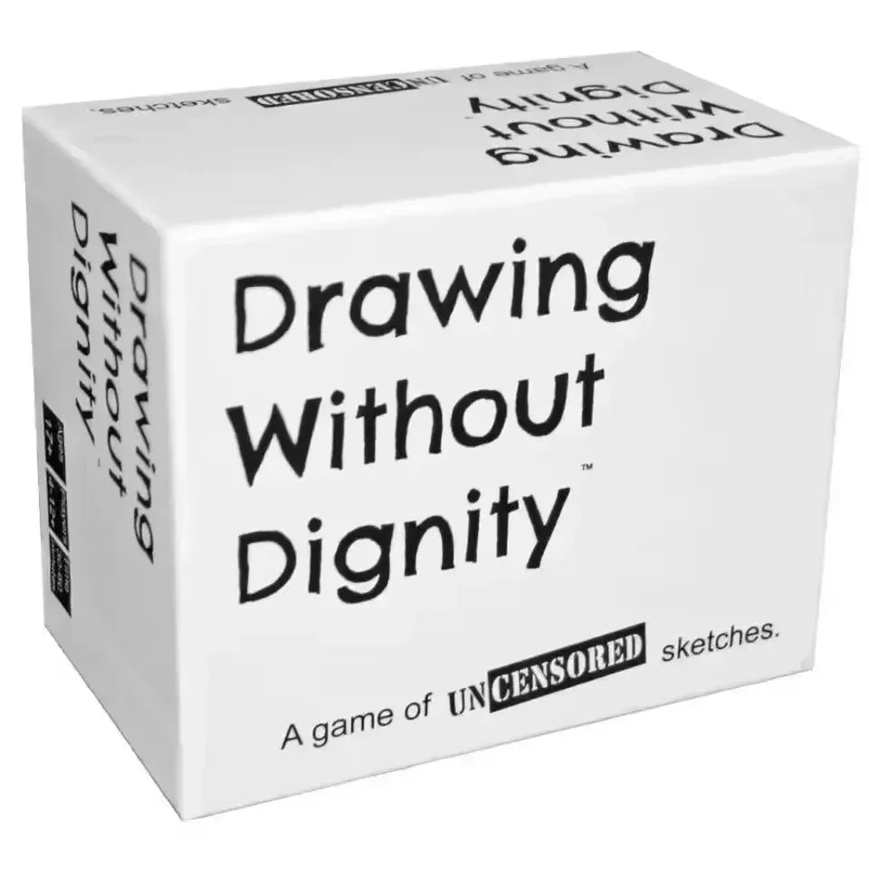 Drawing Without Dignity Party Game – Hilarious Adult Drawing Game, Pictionary Alternative for Game Night, 4+ Players, Ages 17+