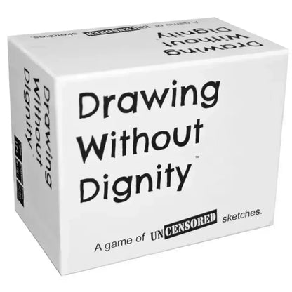 Drawing Without Dignity Party Game – Hilarious Adult Drawing Game, Pictionary Alternative for Game Night, 4+ Players, Ages 17+