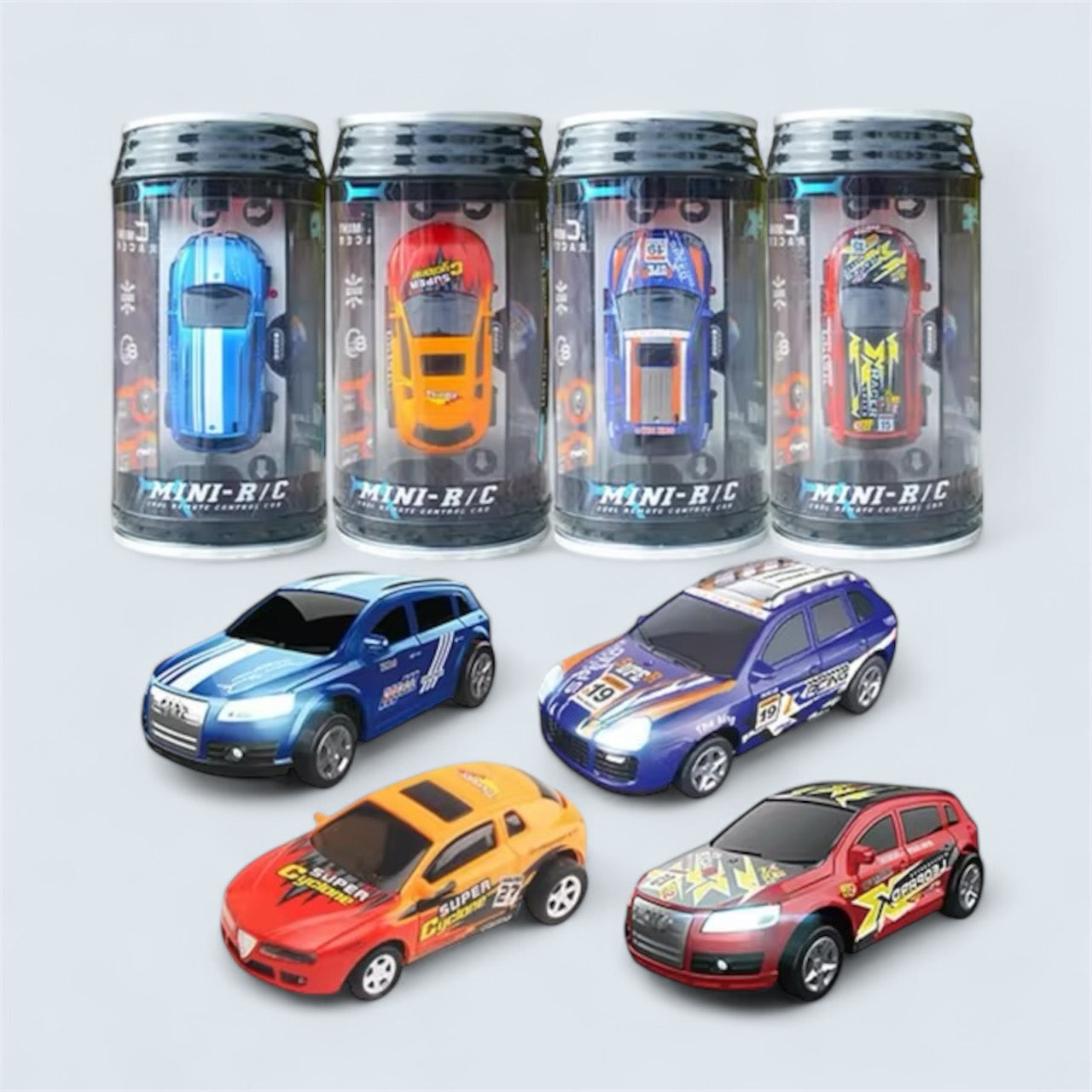 Mini Coke Can Rc Racing Car (Random Color)