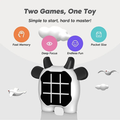 Electronic Tic Tac Toe Handheld Game - Fun Brain Booster