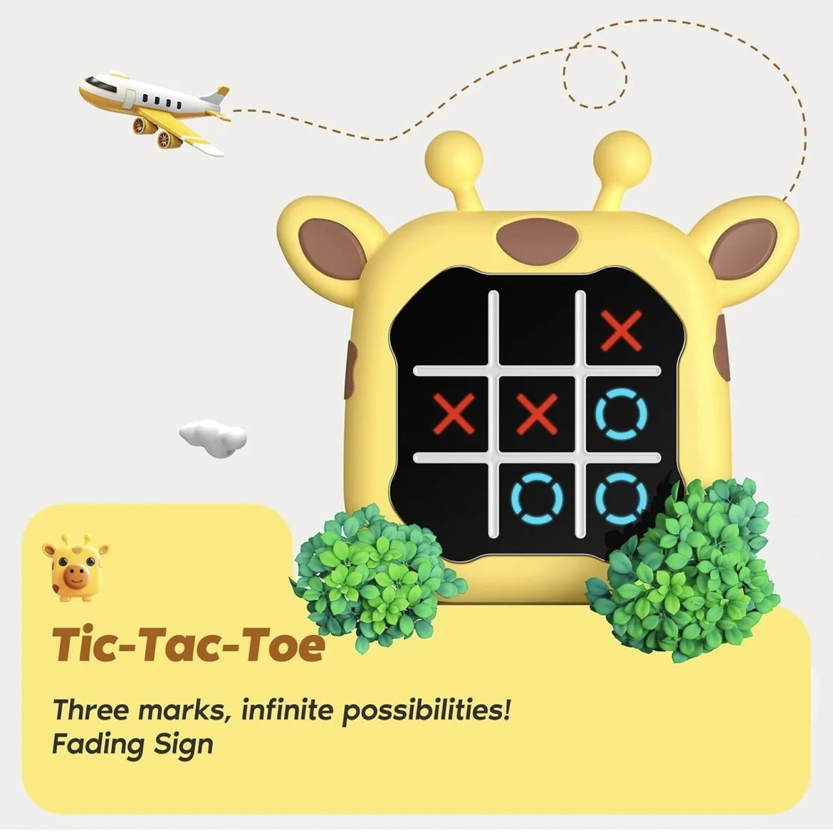Electronic Tic Tac Toe Handheld Game - Fun Brain Booster
