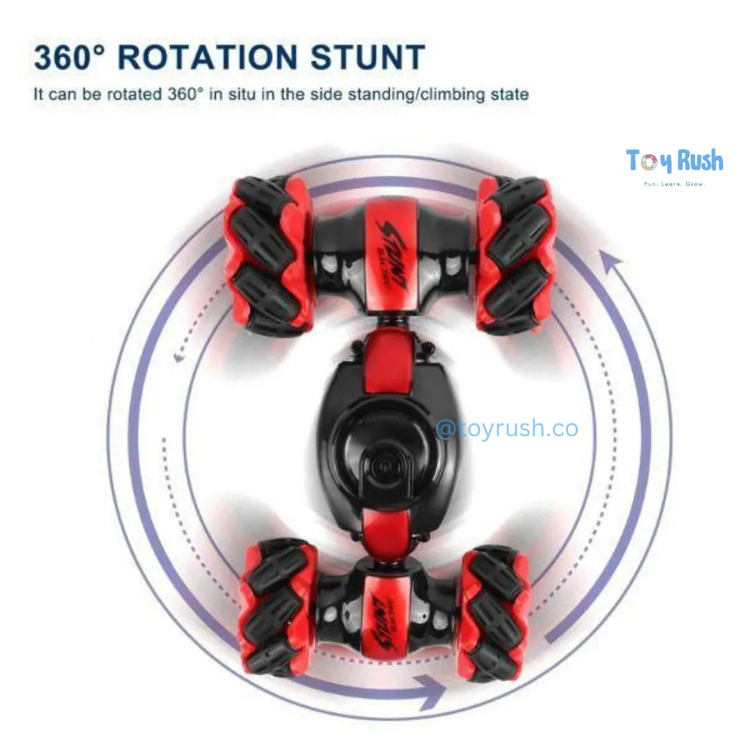 Hand Gesture Control Stunt Car