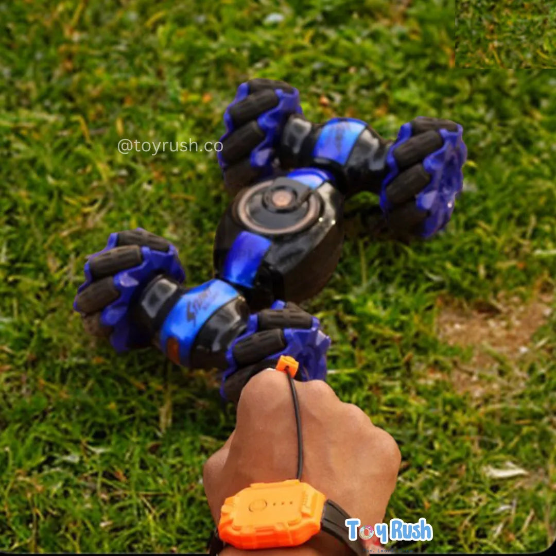 Hand Gesture Control Stunt Car