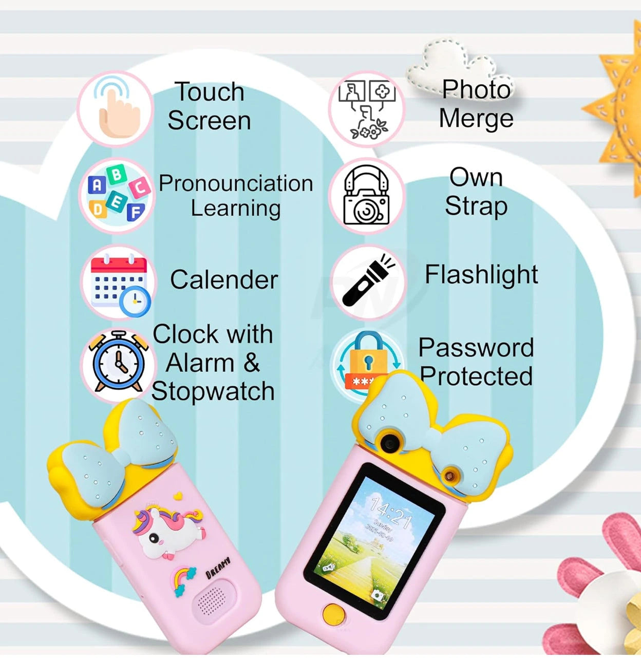 3D Kids Smartphone | Touch Screen | Educational